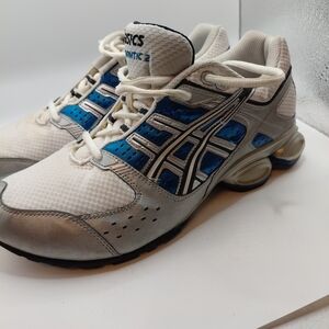 Y2K Asics Gel Frantic 2 Running Shoes Sz 9.5 US Baly Blue / Silver Shox